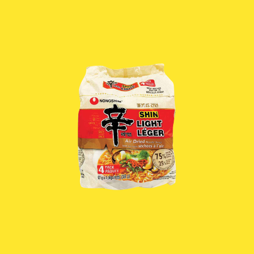SHIN RAMYUN LIGHT 97gx 4 PACK,388g/AIR DRIED