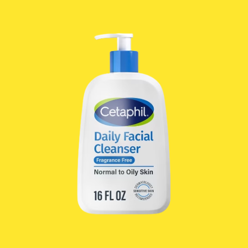 Cetaphil Daily Facial Cleanser – 16 fl oz / 473 ml (Fragrance-Free, Imported)