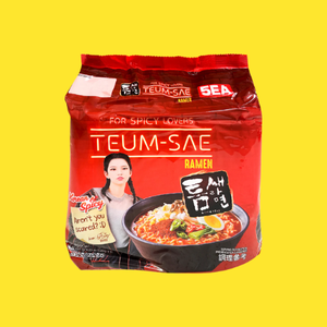 TEUM-SAE RAMEN; NOODLES SPICY BALDO;[120GX5]PACK