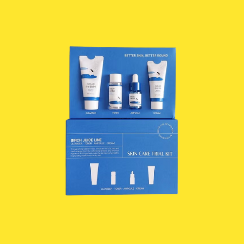 Birch Juice Trial Kit (Cleanser 30 mL + Toner 20 mL + Ampoule 10 mL + Cream 20 mL)