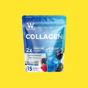 COLLAGEN BLUE HYA PLUS  15 SACHETS 2X COLLAGEN TYPE 1,11  0% NO SUGAR DRPEPTIDE |TRIPEPTIDE IMPORTED FROM JAPAN