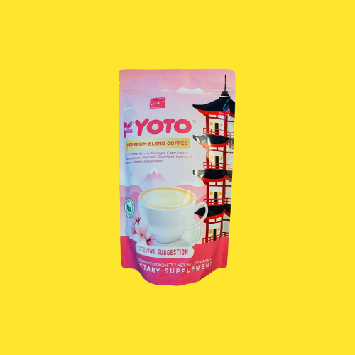 KYOTO PREMIUM BLEND COFFEE 10 SACHETS/ NET WT: 210 GRAMS DIETARY SUPPLEMENT