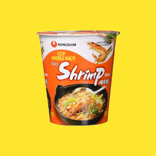 CUP NOODLE SOUP SPICY SHRIMP
