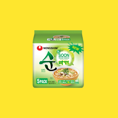 SOON VEGGIE RAMYUN GOURMET MILD 560g 112g x 5g PACKS