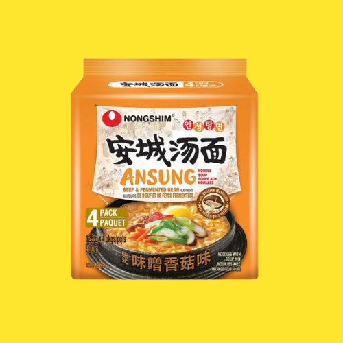 ANSUNG NOODLE SOUP  MILD SPICY SOYBEAN 625G (125GX5PACKS)