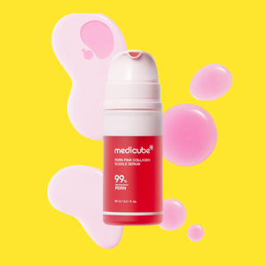 Medicube PDRN Pink Collagen Bubble Serum 95ml – Firming & Glow Boosting Facial Serum