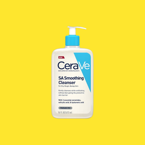 CeraVe SA Smoothing Cleanser – 473 ml (For Dry, Rough & Bumpy Skin, Imported)