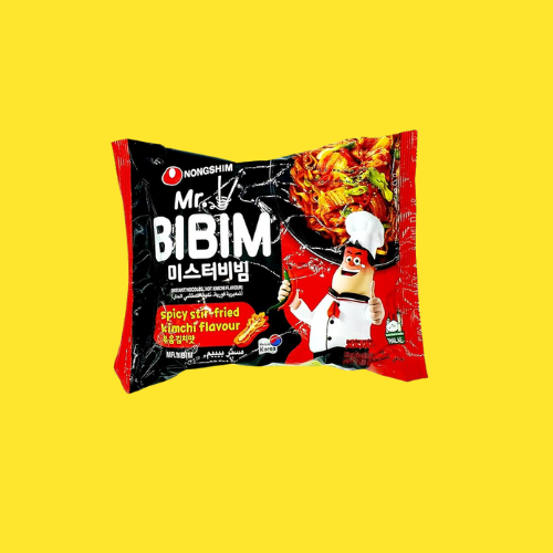 Nongshim MR Bibim Stir-Fried Kimchi Noodles – 148 g (Imported)