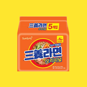 Samyang Instant Ramen – 120 g (Imported, 5-Pack)
