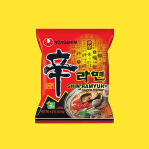 Nongshim Shin Ramyun Spicy Instant Noodle Soup – 120 g (Imported)