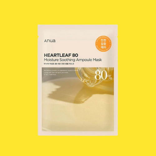 Anua Heartleaf 80 Moisture Soothing Ampoule Mask