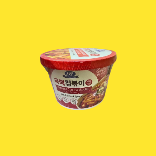 Rasheed Rice Cake Cup – Spicy Gajang Flavor (145 g)