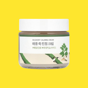 Round Lab Mugwort Calming Cream 80ml – Soothing Barrier-Repair Moisturizer