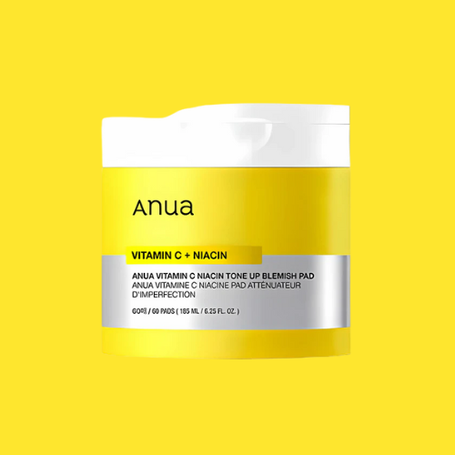ANUA Vitamin C+ Niacin Tone-Up Blemish Pad 185 ml × 60ea