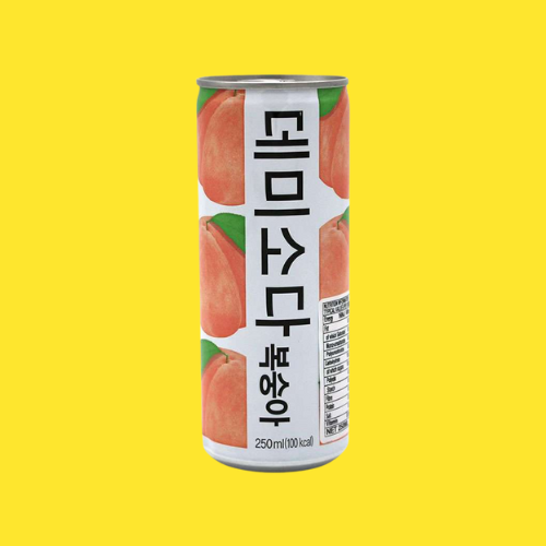 DEMISODA PEACH FLAVOR 250ml (85kcal)