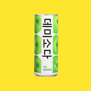 DEMISODA APPLE 250ml (85kcal ) vegan Made in Korea