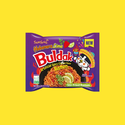 BULDAK HOT CHICKEN FLAVOR RAMEN  HABANERO LIME 135g ( HALAL / VEGAN )