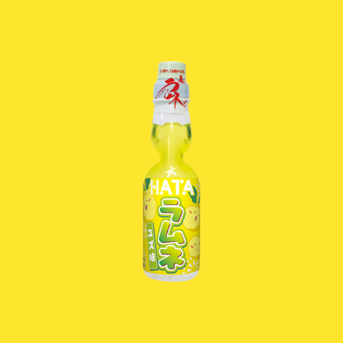 Hatakosen Ramune Yuzu Soda – 200 ml (Imported)