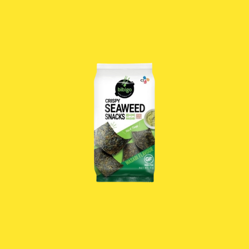 Bibigo Crispy Seaweed Snacks – Wasabi Flavour (5 g)