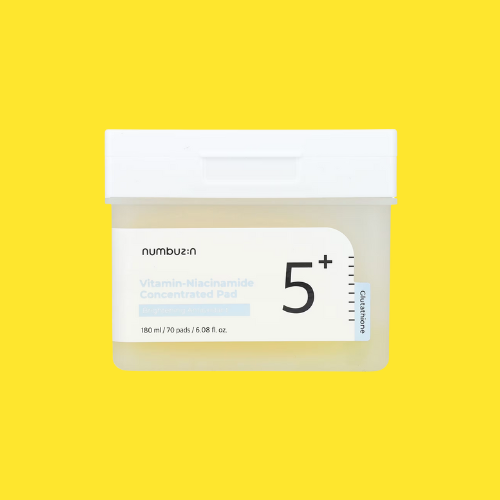 numbuzin No.5 Vitamin Niacinamide Concentrated Pad – Brightening & Tone-Refining Pads (70 Pads)
