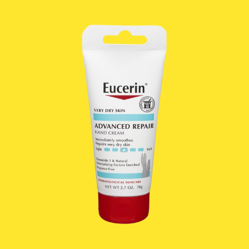 Eucerin Advanced Repair Hand Cream – 2.7 oz (Unscented / Advanced Repair for Very Dry Hands)