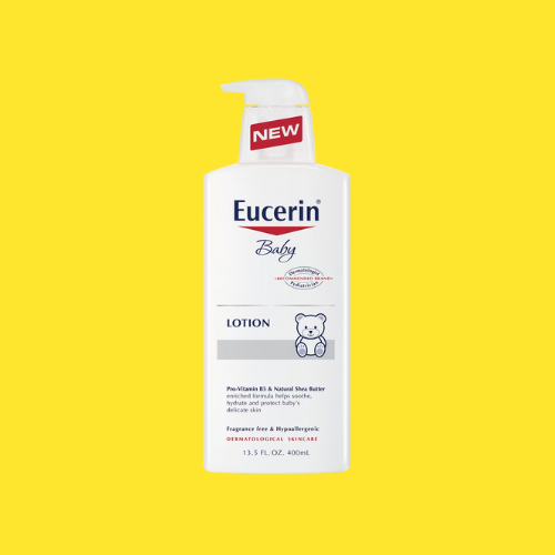 Eucerin Baby Soothing Body Lotion – 13.5 fl oz (400 ml) — Hypoallergenic & Fragrance-Free