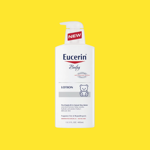 Eucerin Baby Soothing Body Lotion – 13.5 fl oz (400 ml) — Hypoallergenic & Fragrance-Free