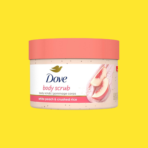 Dove Body Scrub – White Peach & Crushed Rice