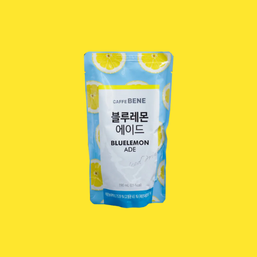 Caffe Bene Blue Lemon Ade Pouch Drink 190 ml