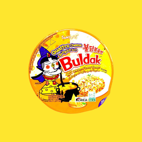 BULDAK QUATRO CHEESE HOT CHICKEN FLAVOR RAMEN 110g
