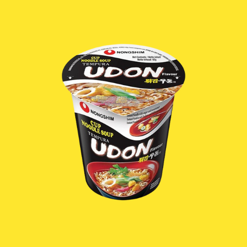 Nongshim Cup Noodle Tempura Udon – 62 g (Imported)