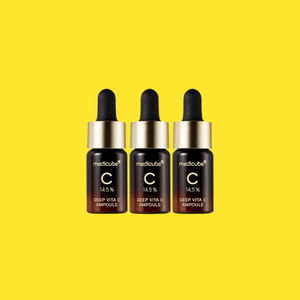 MEDICUBE Deep Vita C Ampoule – Brightening & Radiance Booster x 3