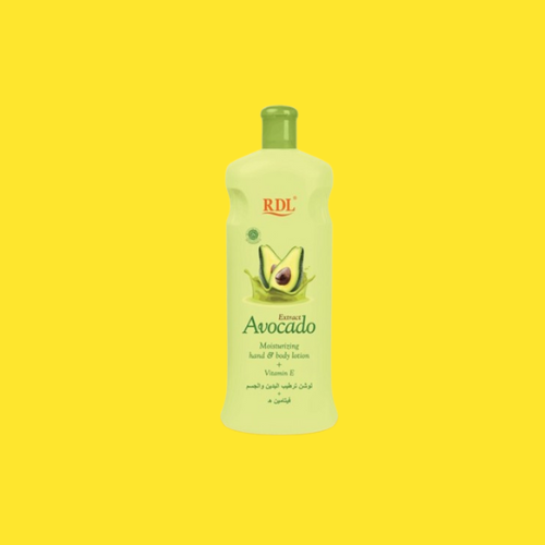 RDL Avocado Extract & Vitamin E Hand & Body Lotion 600ml – Deep Moisture & Nourishment