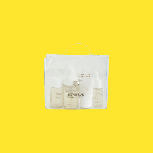 Heveblue Salmon Caring Centella Special Travel Kit Bag