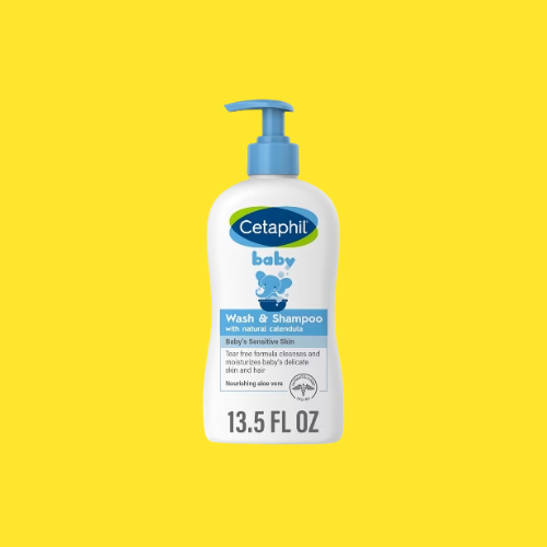 Cetaphil Baby 2 in 1 Hair Shampoo & Body Wash – 13.5 fl oz (Approx. 400 ml, Imported)